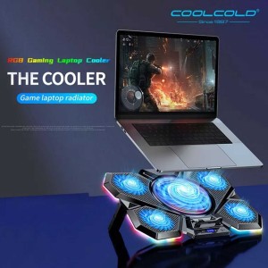 پایه خنک کننده لپ تاپ کول کولد RGB مدل F13